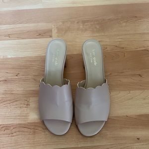 Kate Spade Pink Heeled Mules
